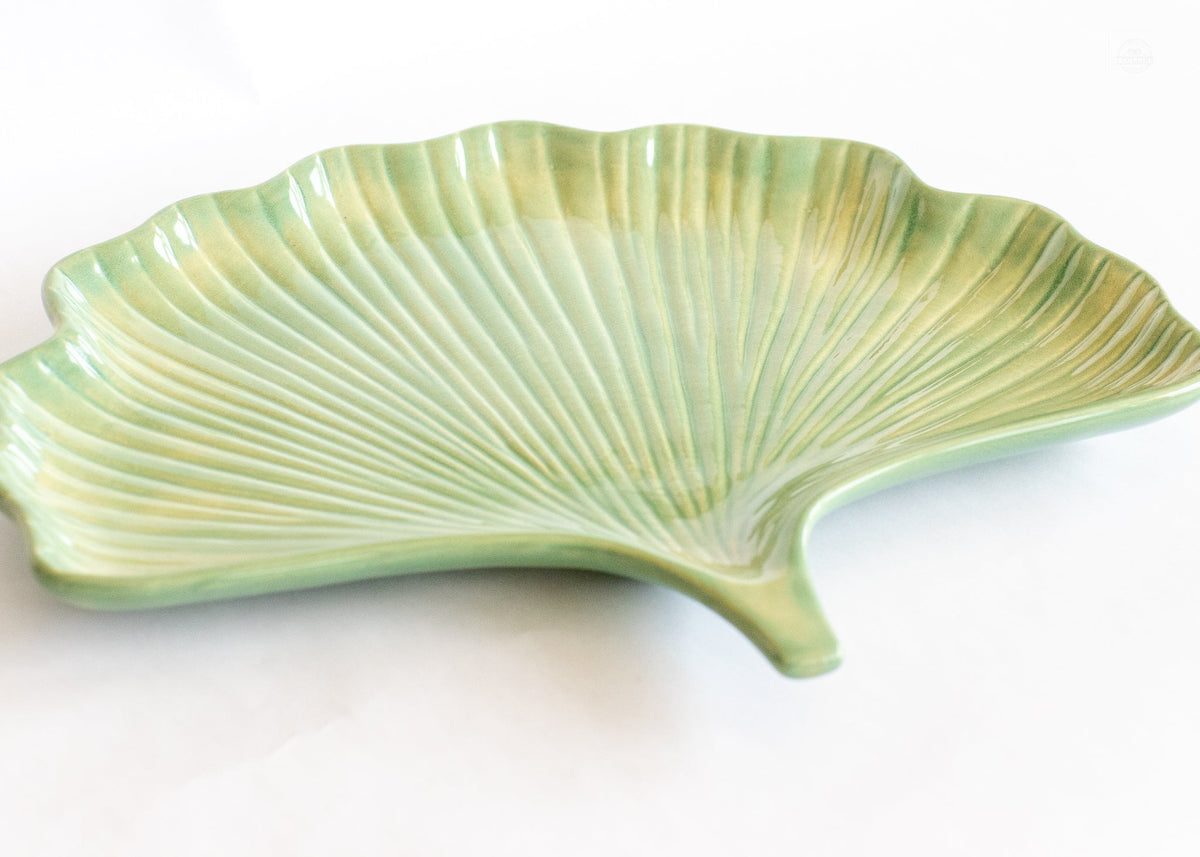 Ceramic Ginkgo Leaf Tray