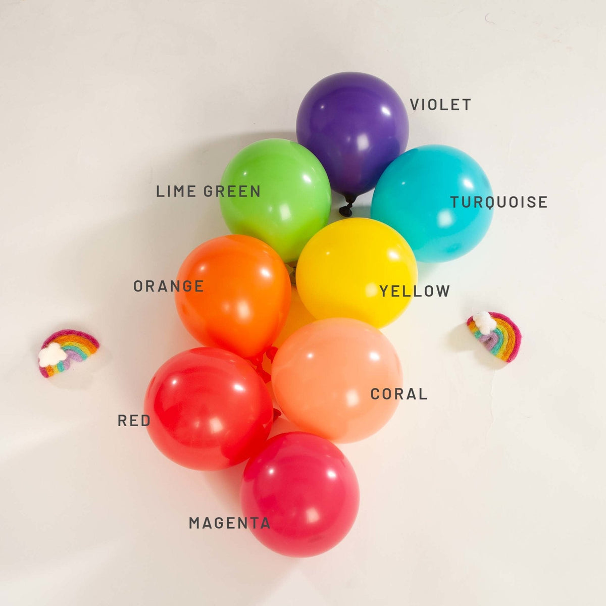 Premium Teal Turquoise Latex Balloon Cluster (5", 11” and 17")