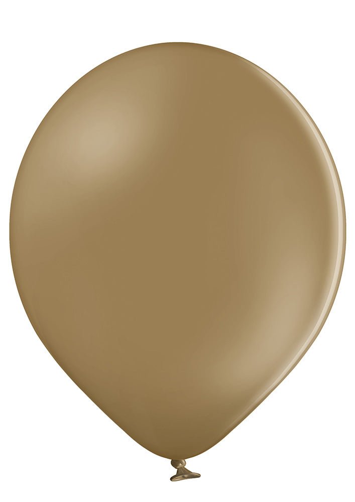 Premium Toasted Almond Latex Balloon Packs (5", 11”, 16”, and 36”)