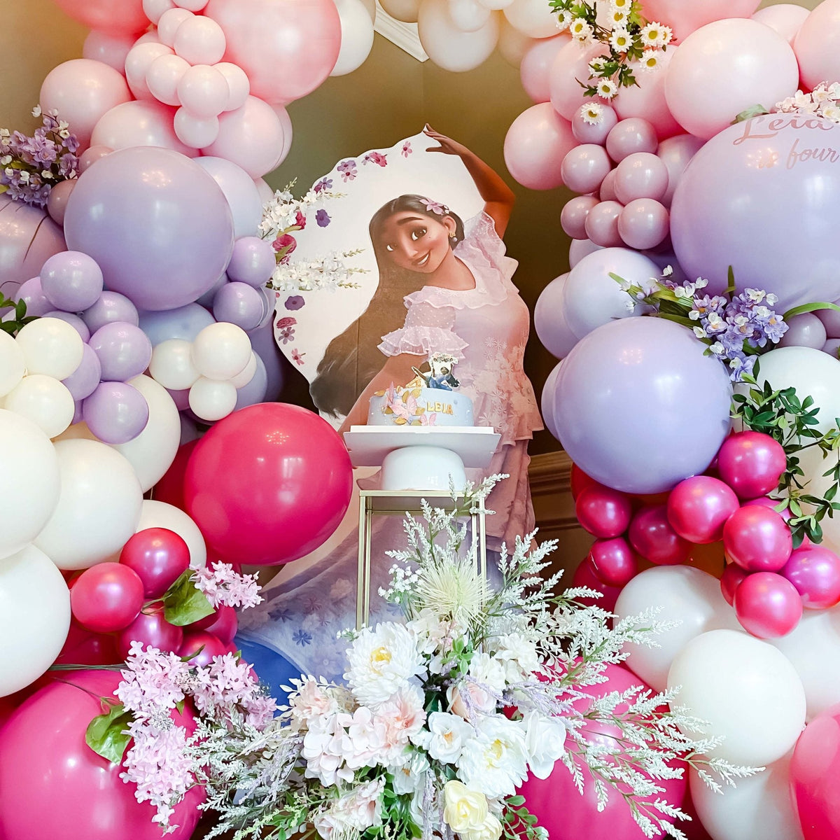 Purple Balloon Garland
