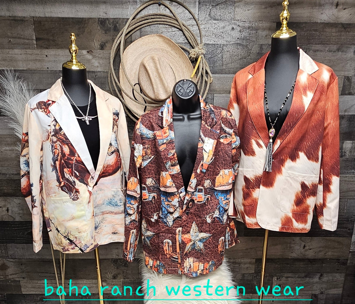 Cattle Rancher Western Blazer