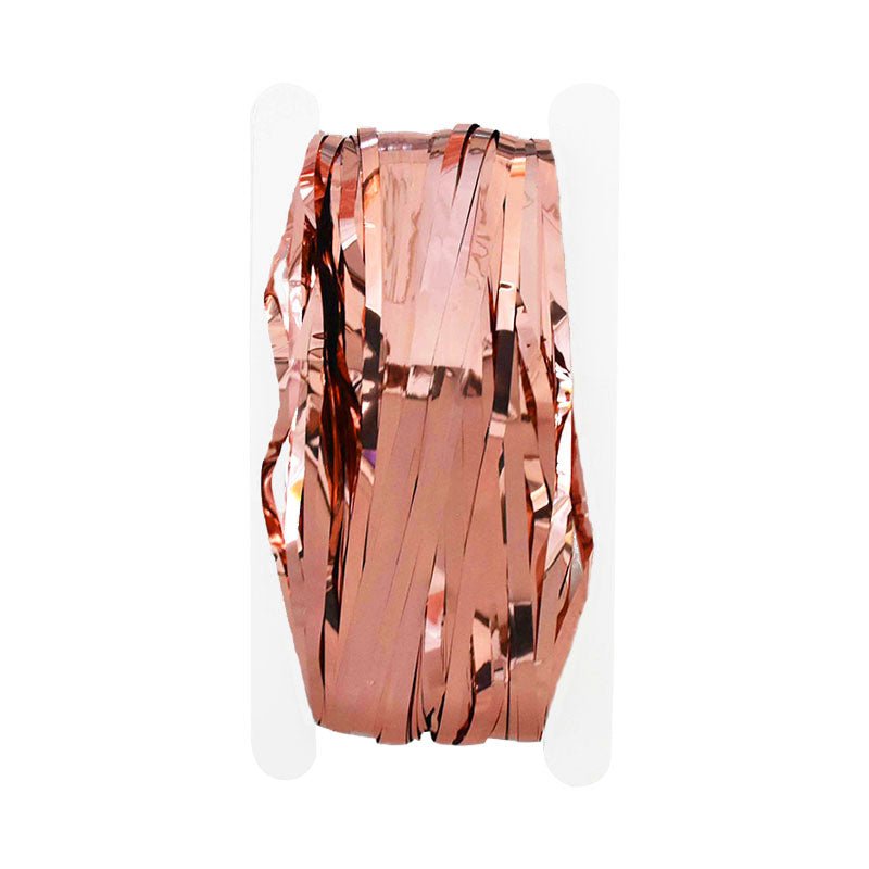 Rose Gold Fringe Curtain