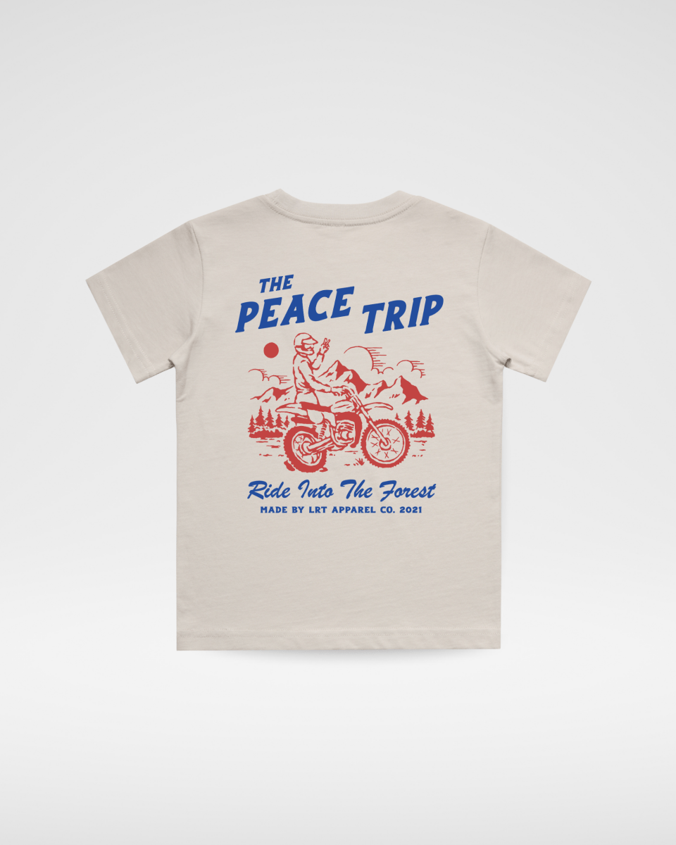 THE PEACE TRIP TEE - VINTAGE CREAM