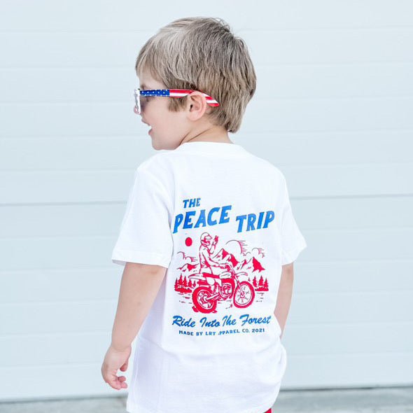 THE PEACE TRIP TEE - WHITE