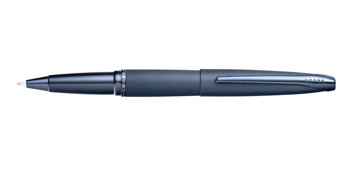 ATX® Sandblasted Dark Blue Rollerball Pen