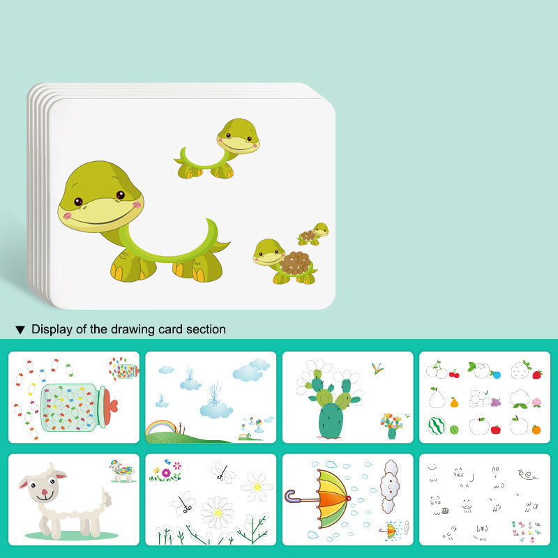 Children's Finger Drawing Paint Kindergarten Color Printing Mud Baby Graffiti Printing Pad Drawing Tool Palm Pointillism