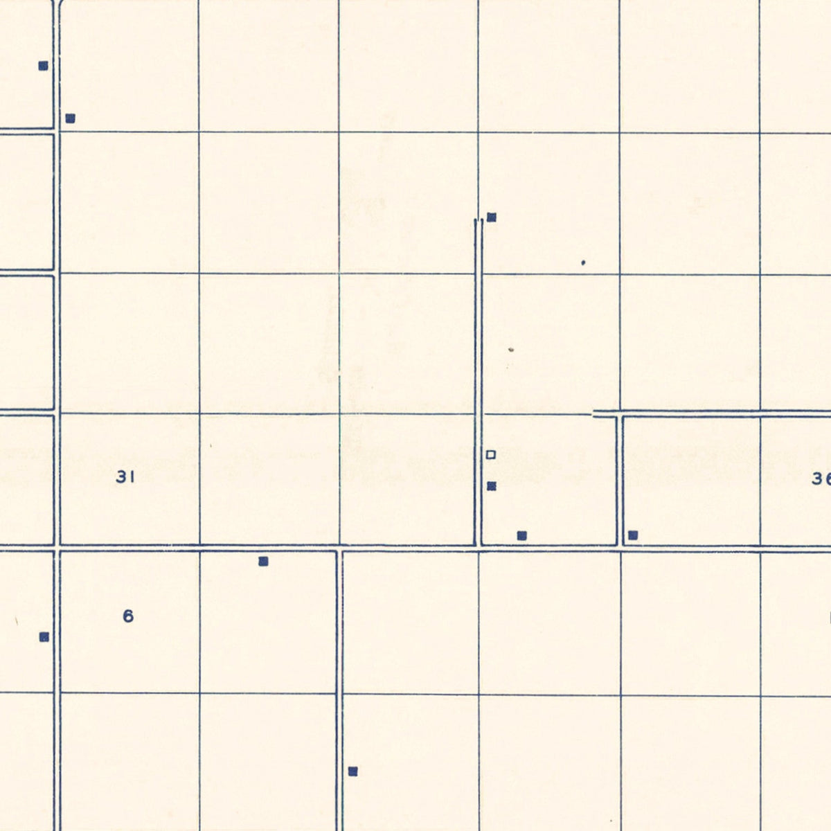 Vintage Map of Cimarron County, Oklahoma 1936