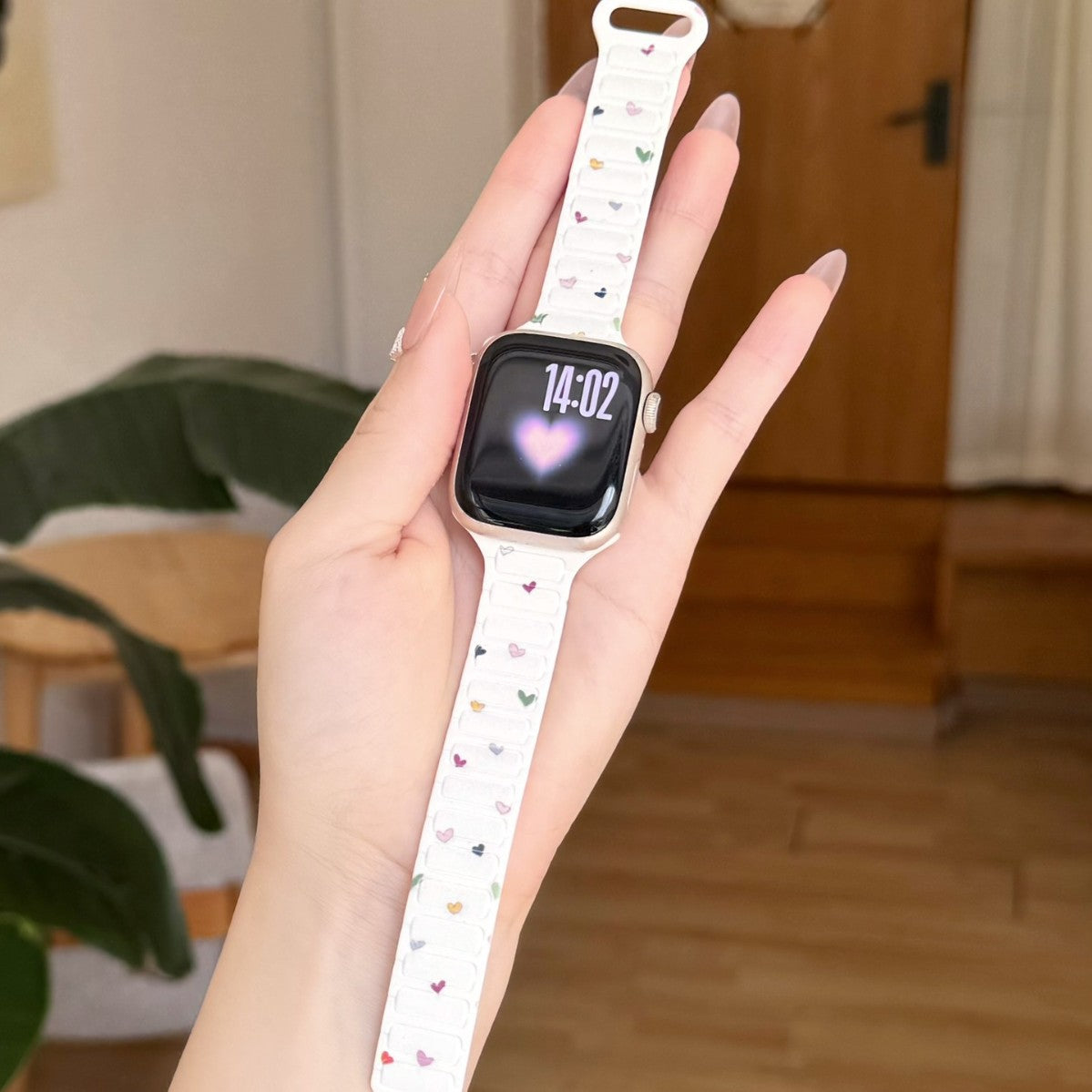 Stylish And Minimalist Silicone Magnetic Watch Strap