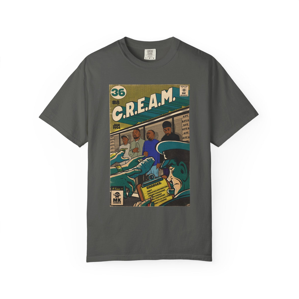 C.R.E.A.M - Unisex Comfort Colors T-shirt