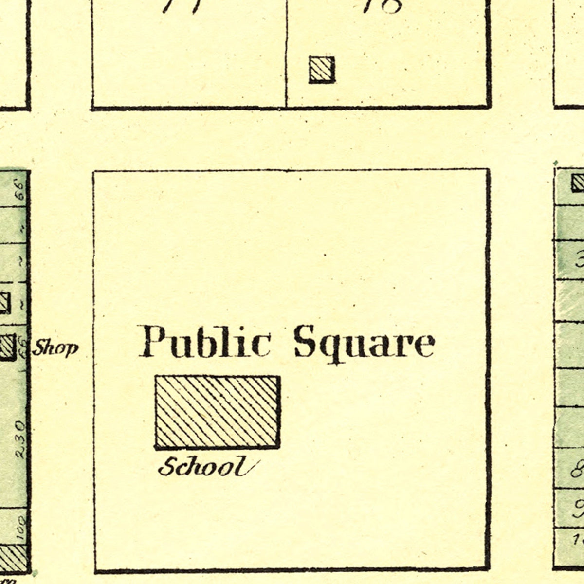 Vintage Map of Andover, Illinois 1893