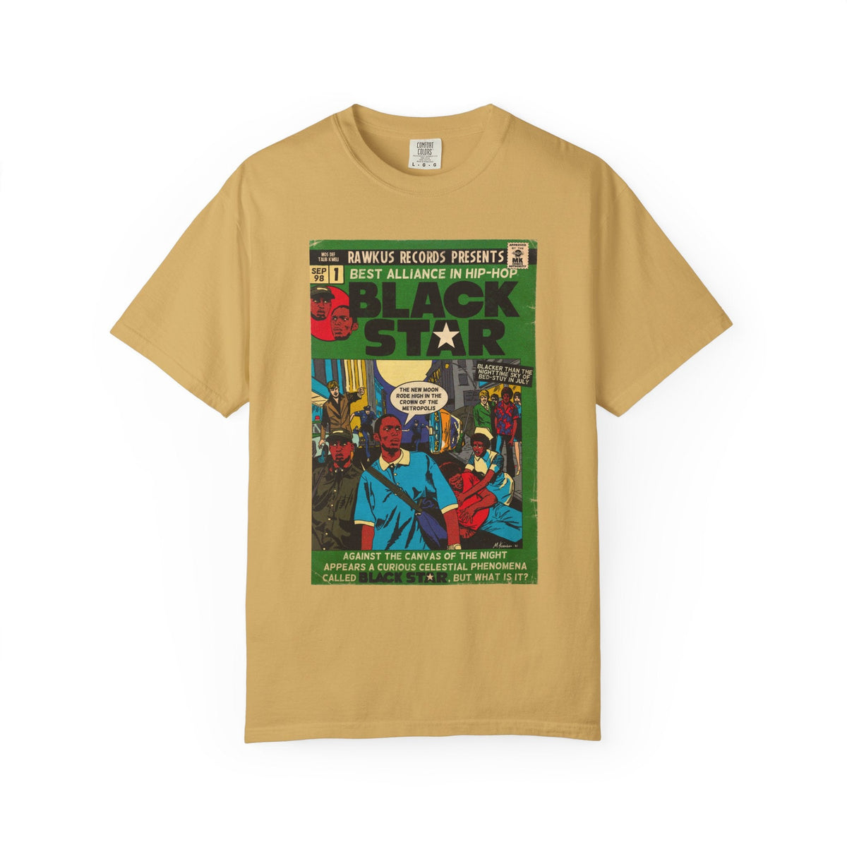 Black Star - Unisex Comfort Colors T-shirt