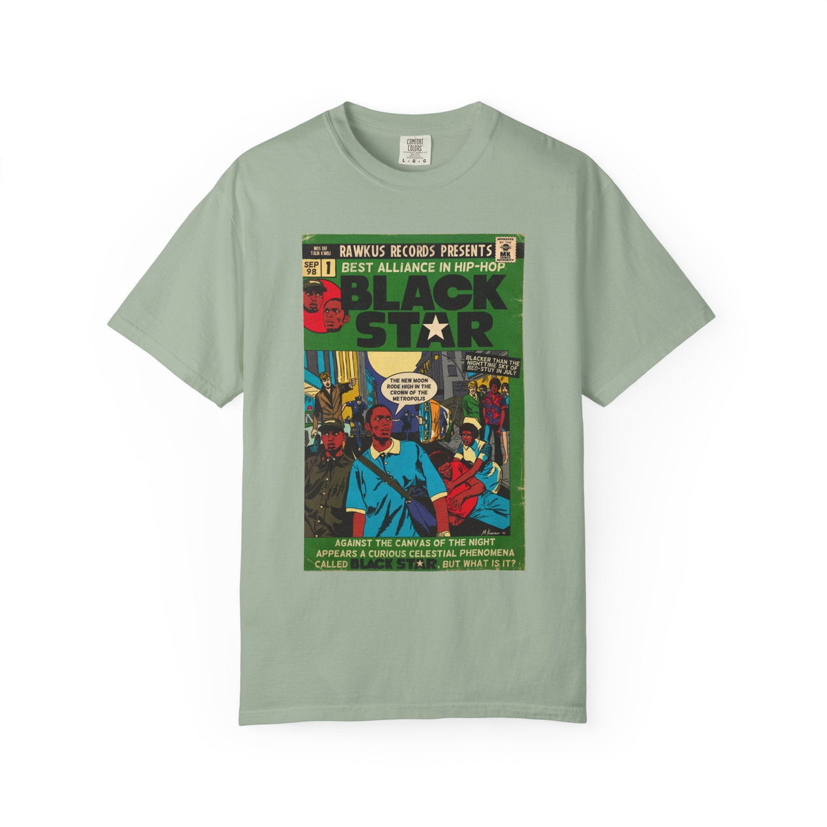 Black Star - Unisex Comfort Colors T-shirt