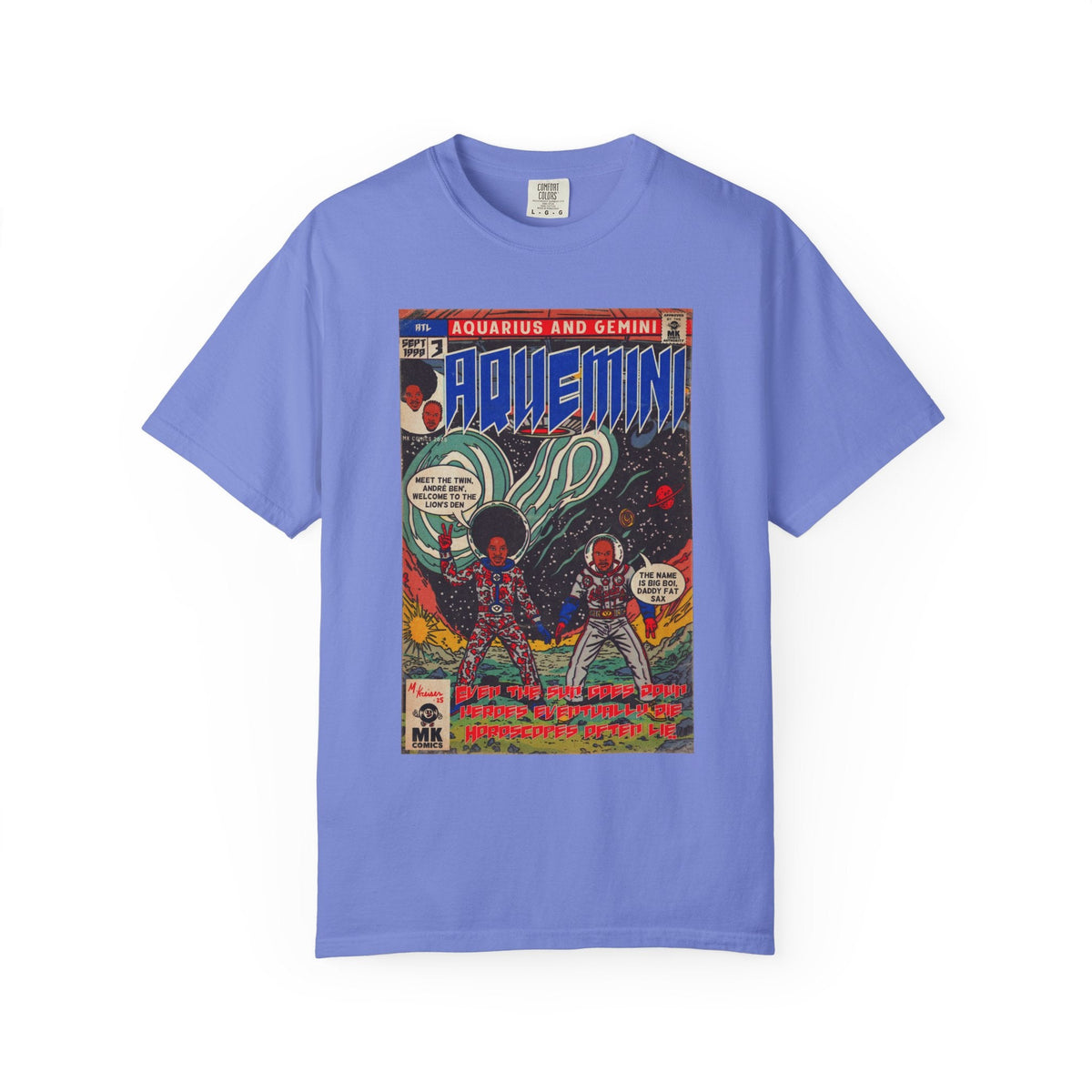 Aquemini - Comic Book Art - Unisex Comfort Colors T-shirt