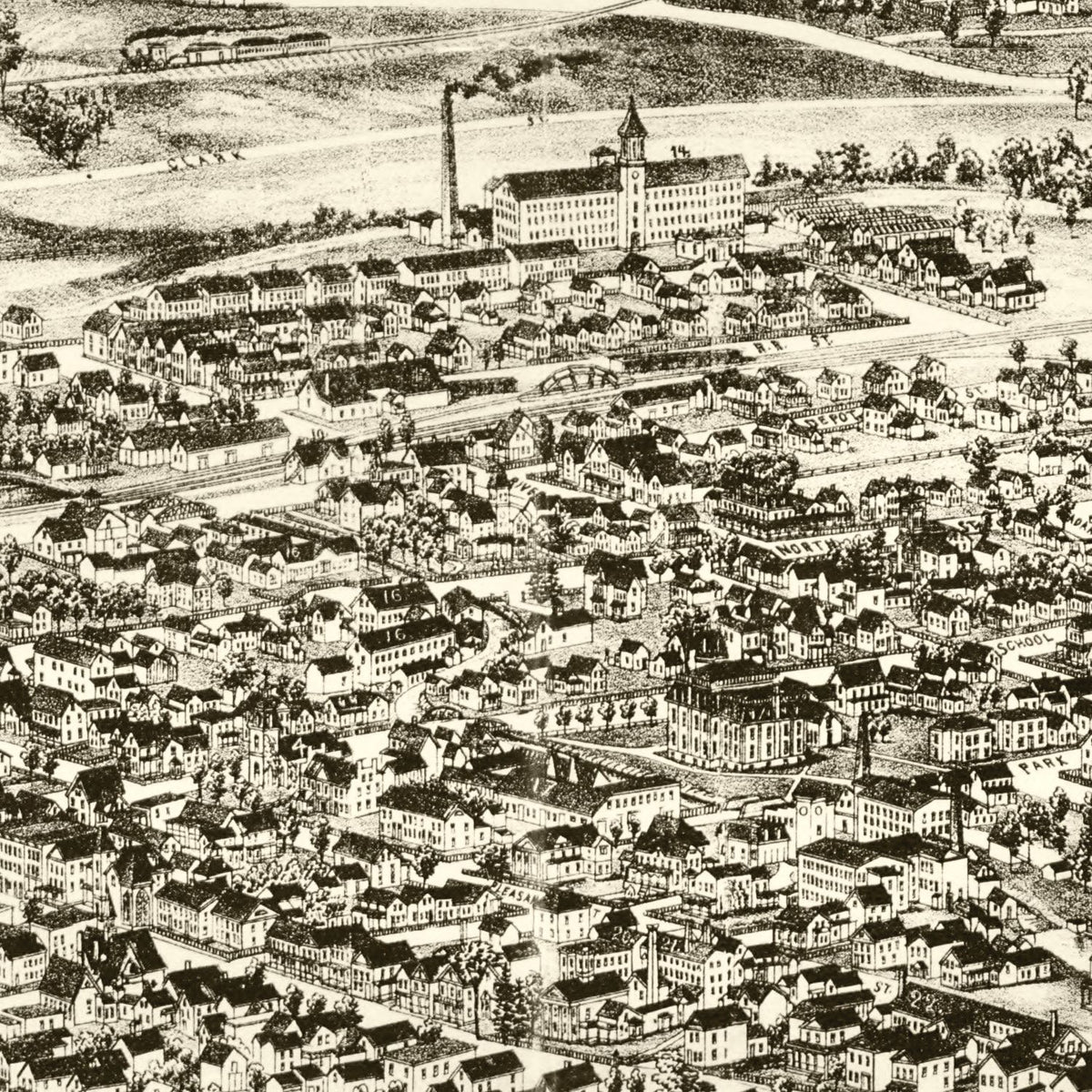 Vintage Map of Bennington, Virginia 1905