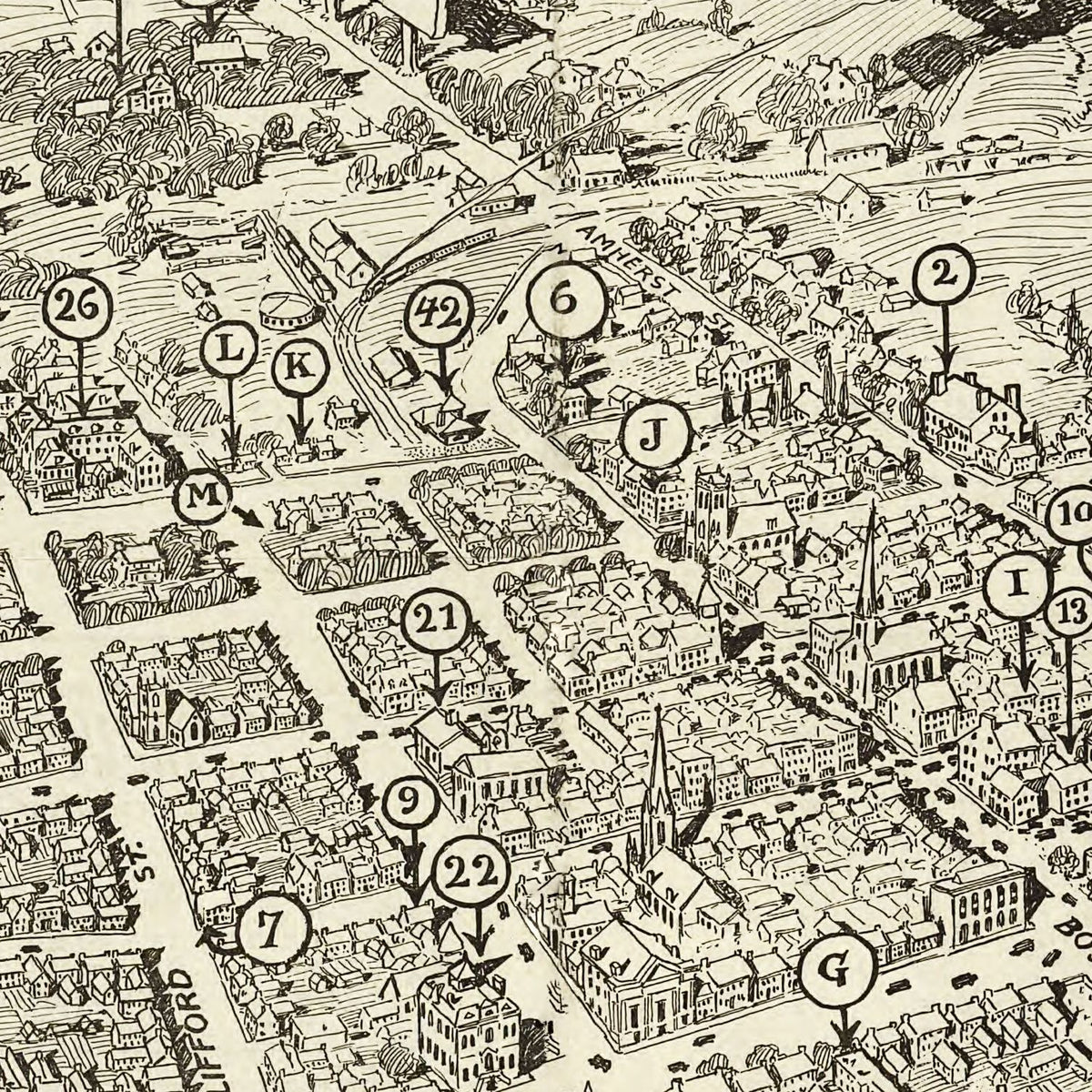 Vintage Map of Winchester, Virginia 1926