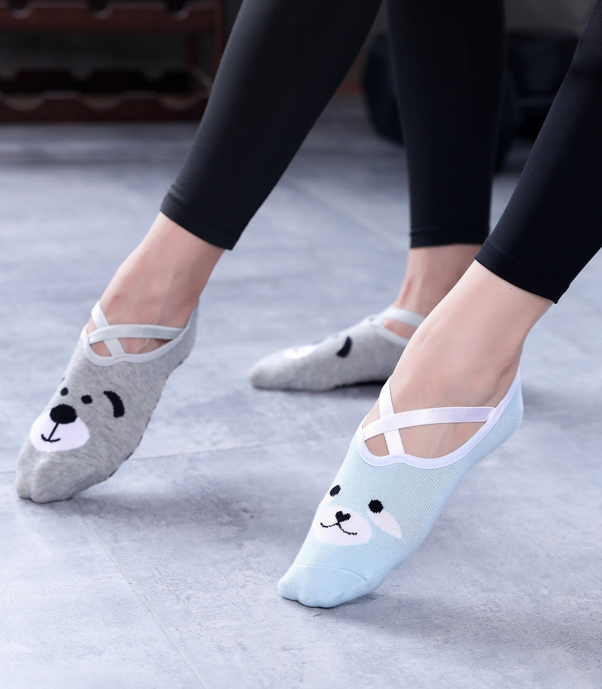 Non-Slip Women's Hospital Socks (Cartoon)