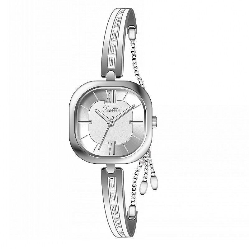Women's Alloy Chain Strap Light Luxury Bracelet Watch