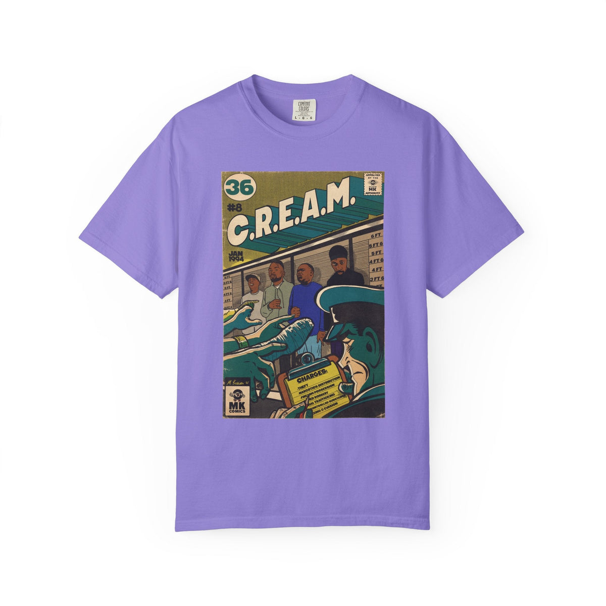 C.R.E.A.M - Unisex Comfort Colors T-shirt