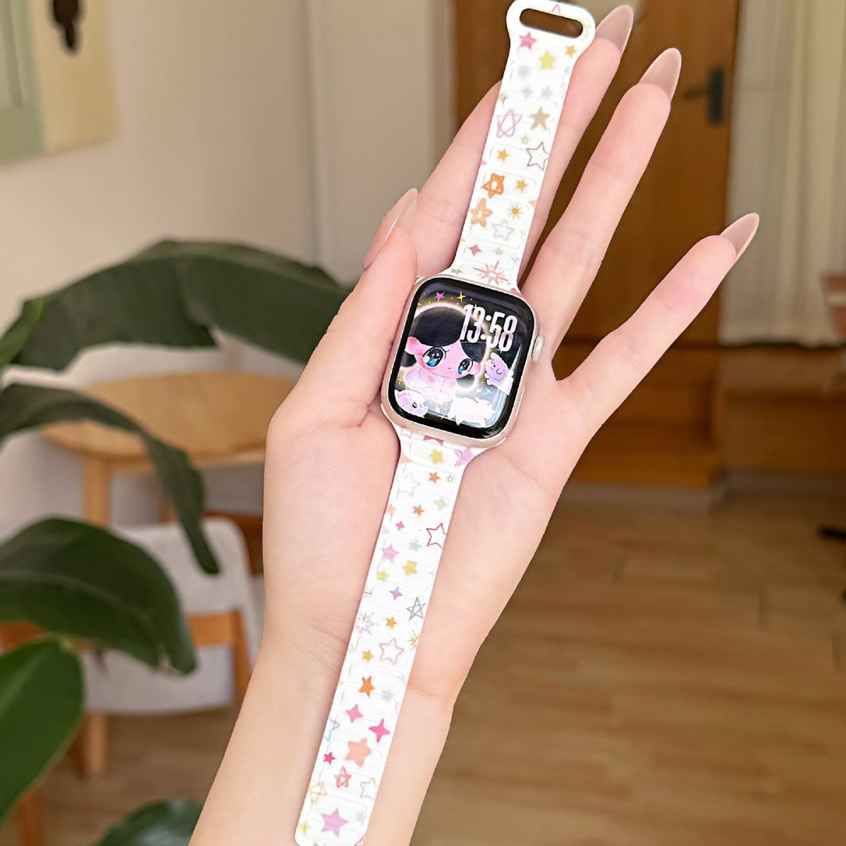 Stylish And Minimalist Silicone Magnetic Watch Strap