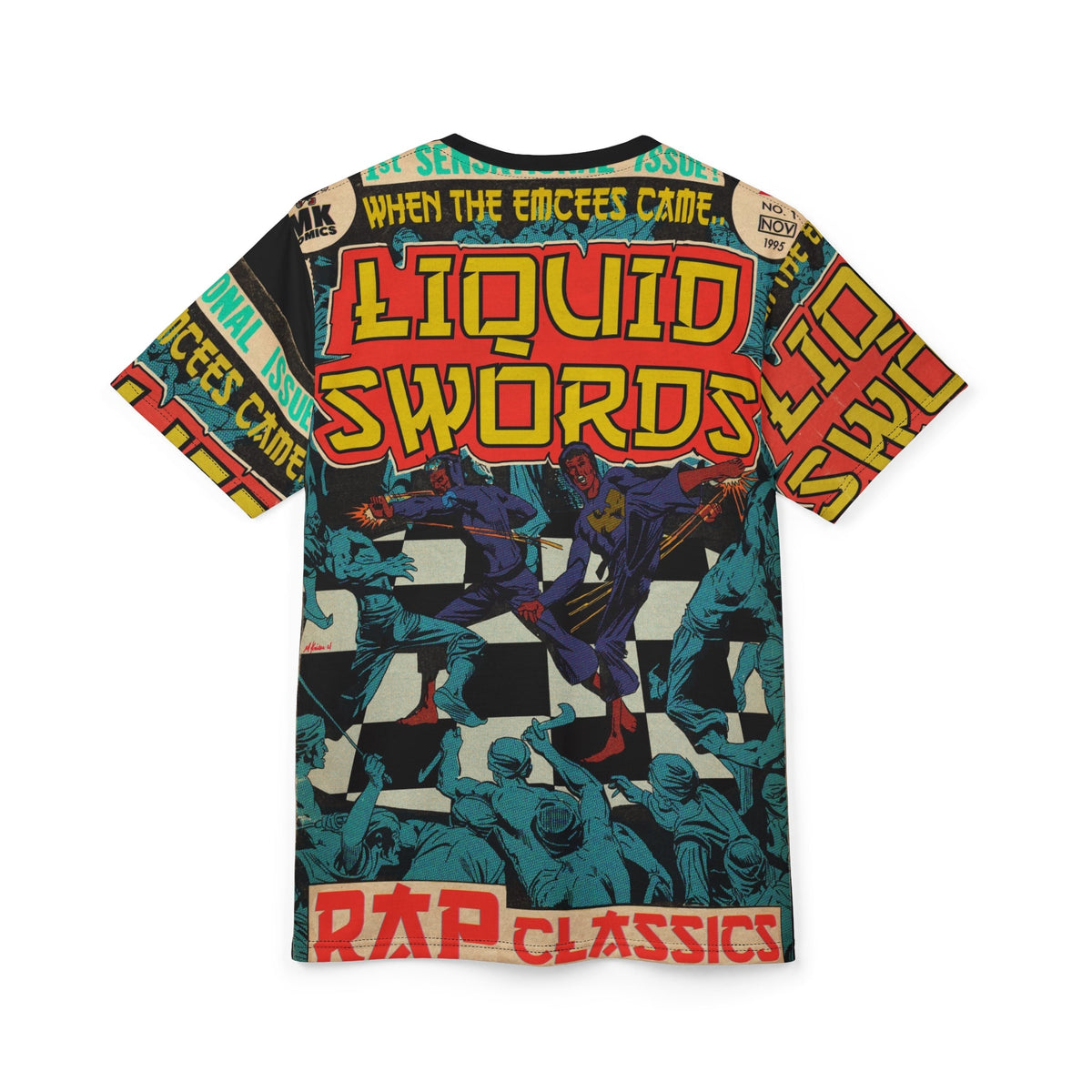 Liquid Swords - Unisex Cut & Sew Tee (AOP)