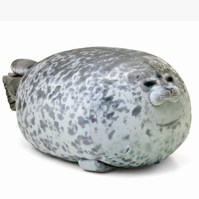 3D Novelty Seal Plush Toys Sea Lion Stuffed Throw Pillow Soft Seal Plush Party Hold Pillow Baby Sleeping Pillow Chair Cushion