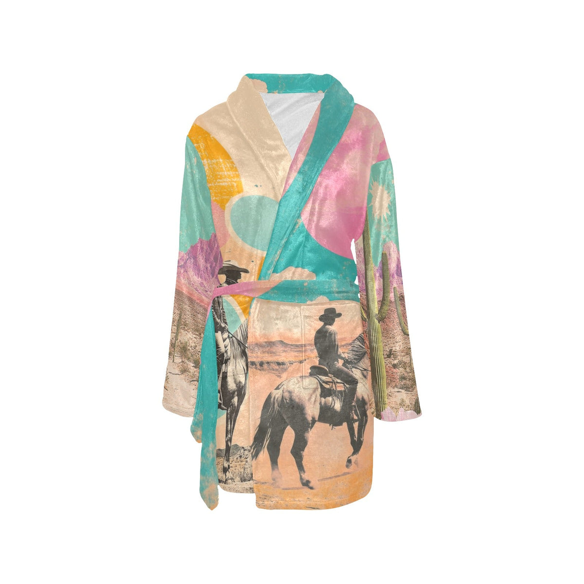 Baha Ranch Retro Pop Western Bath Robe
