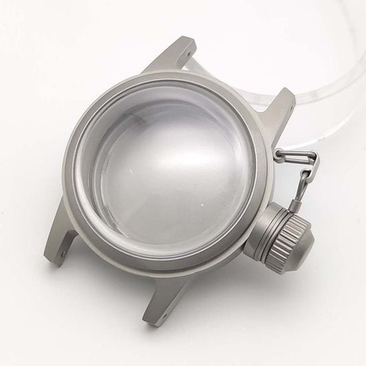 Stainless Steel Case Brushed Finish Sapphire Crystal Watch Modification Accessory