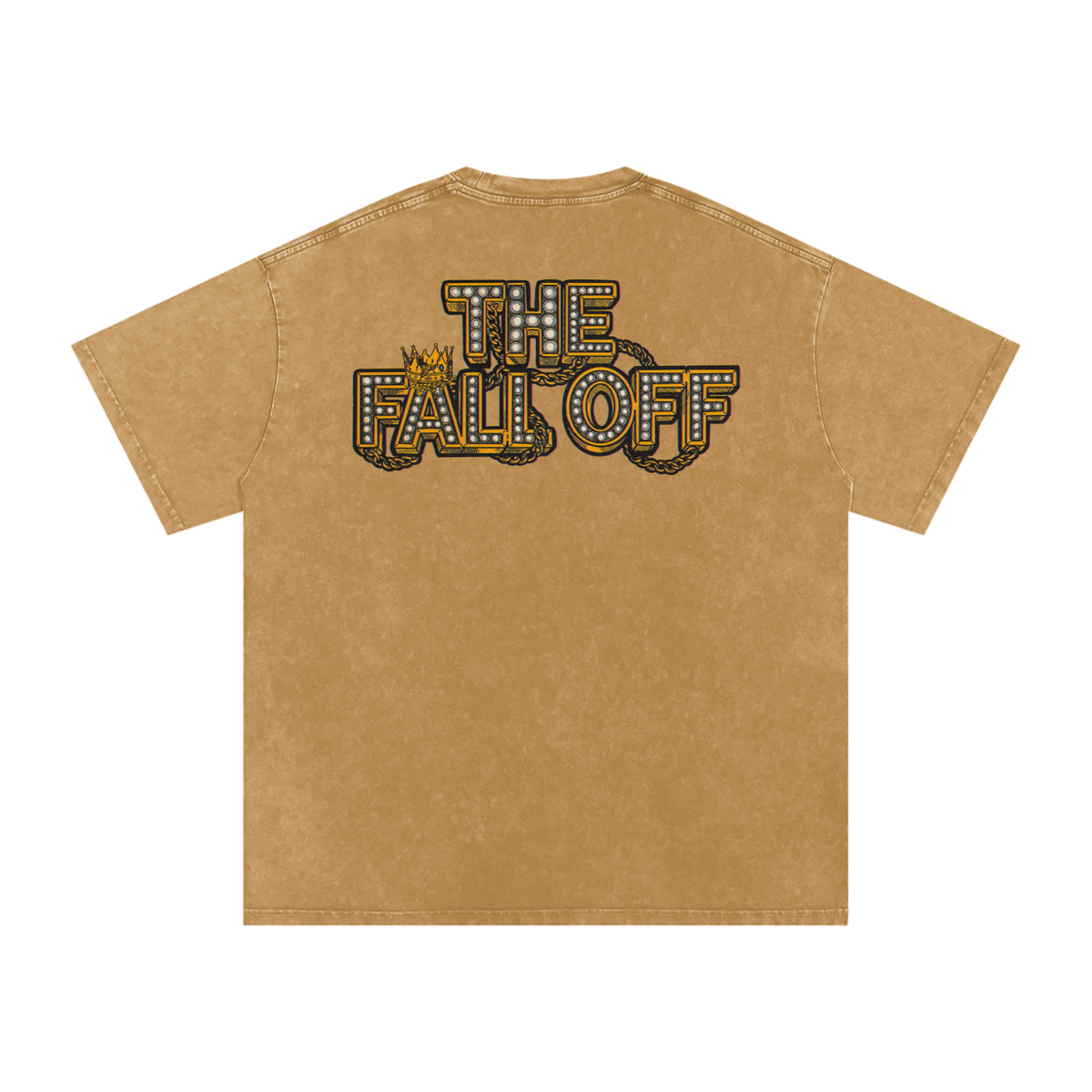 The Fall Off - Snow Washed Oversized Cotton T-Shirt