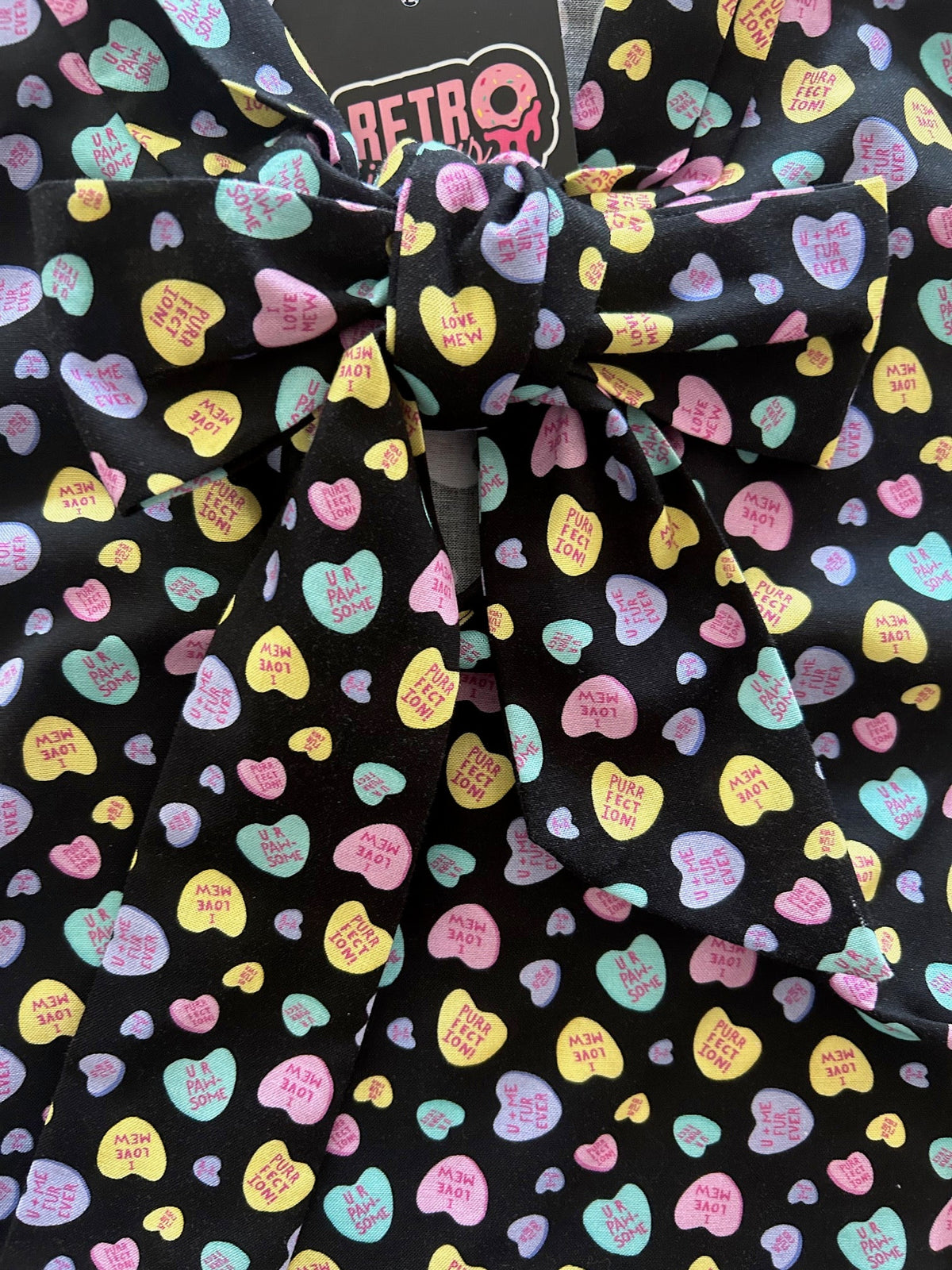 Conversation Hearts Bow Top