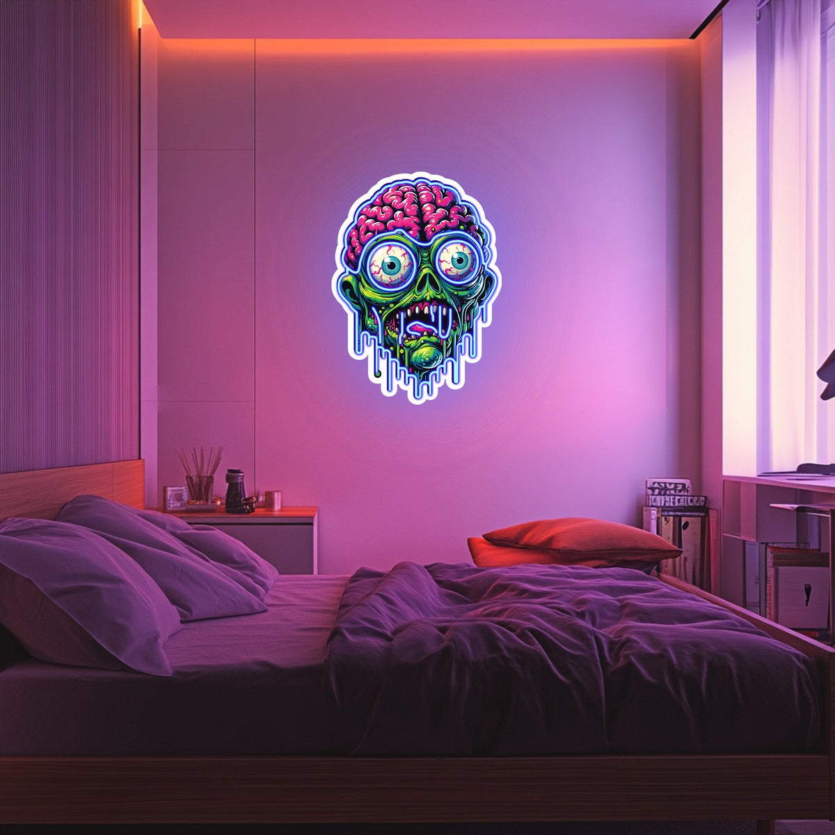 UV Printed Goblin Neon Wall Art- LV0014