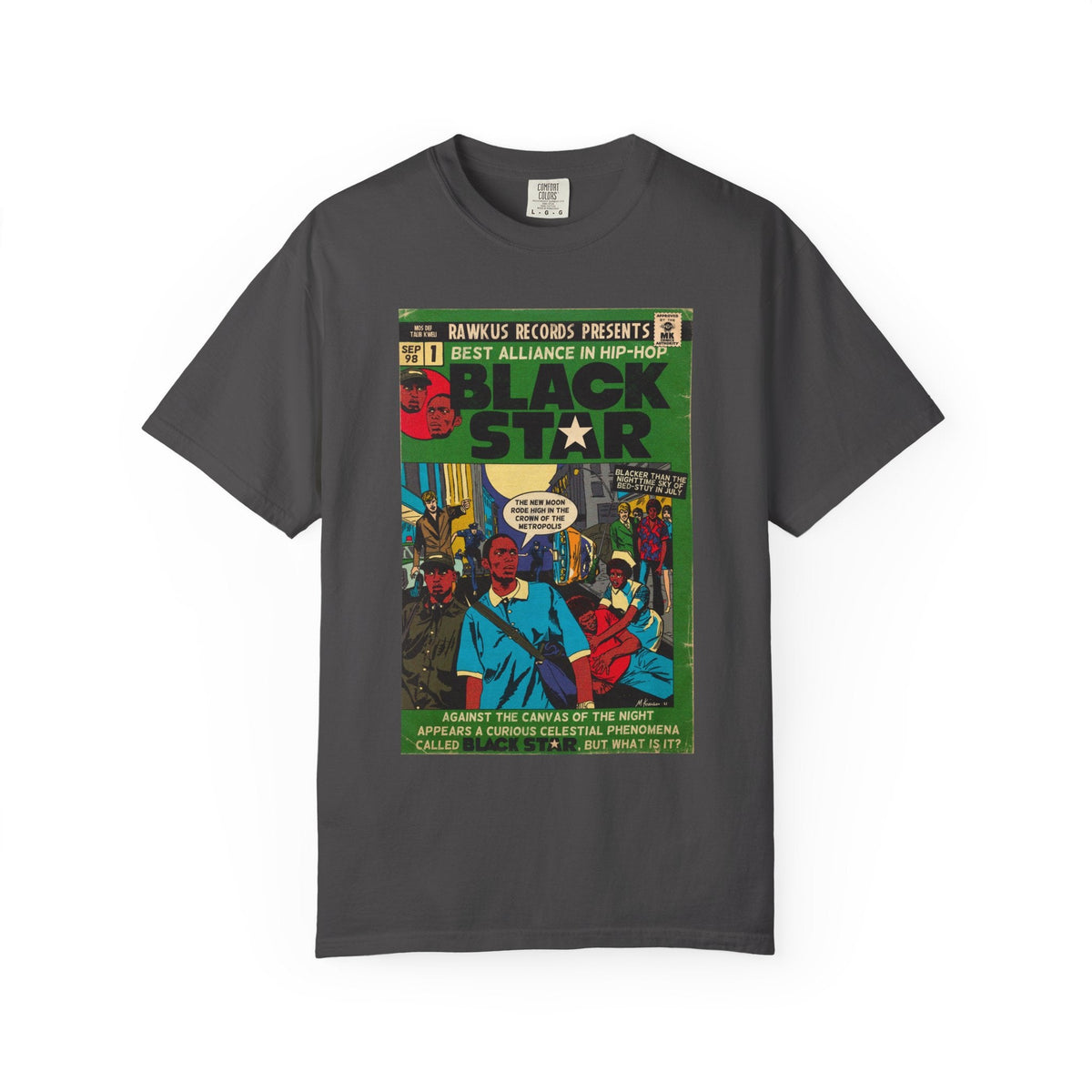 Black Star - Unisex Comfort Colors T-shirt