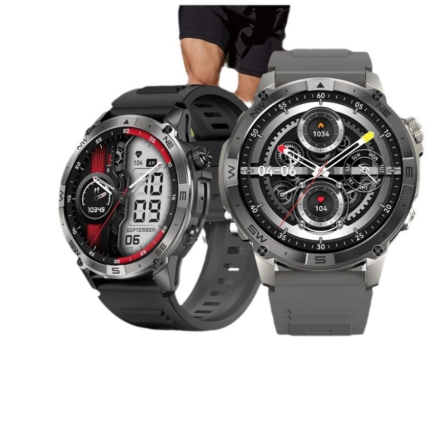 Multifunctional Altitude Pressure Compass Heart Rate Blood Oxygen Sports Waterproof GPS Smart Watch
