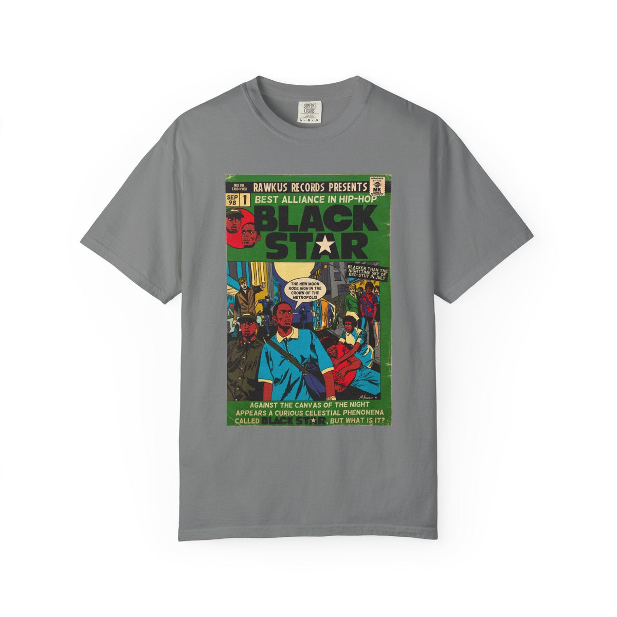 Black Star - Unisex Comfort Colors T-shirt