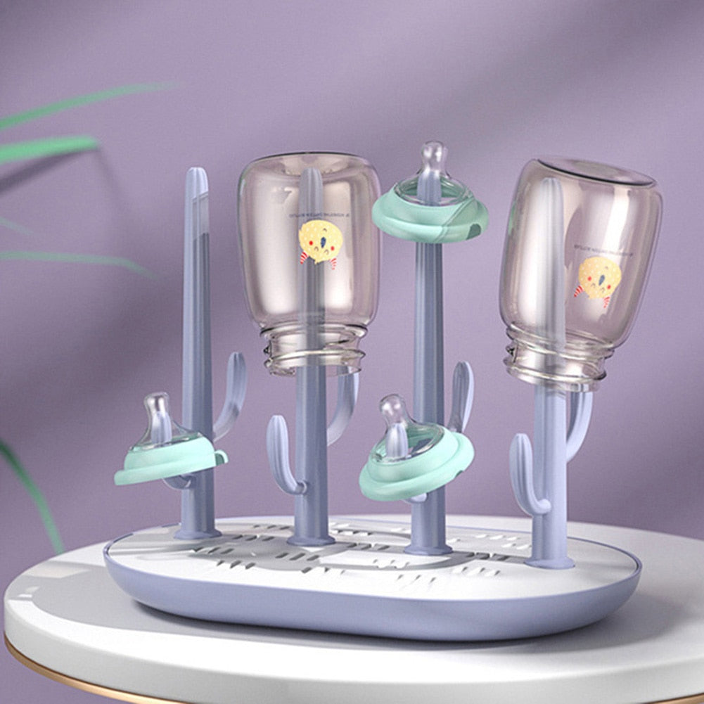 Baby Bottles Dryer Milk Bottle Drain Rack Bottle Rack Drying  Washing Drying Feeding Bottles Dryer for Space Saving