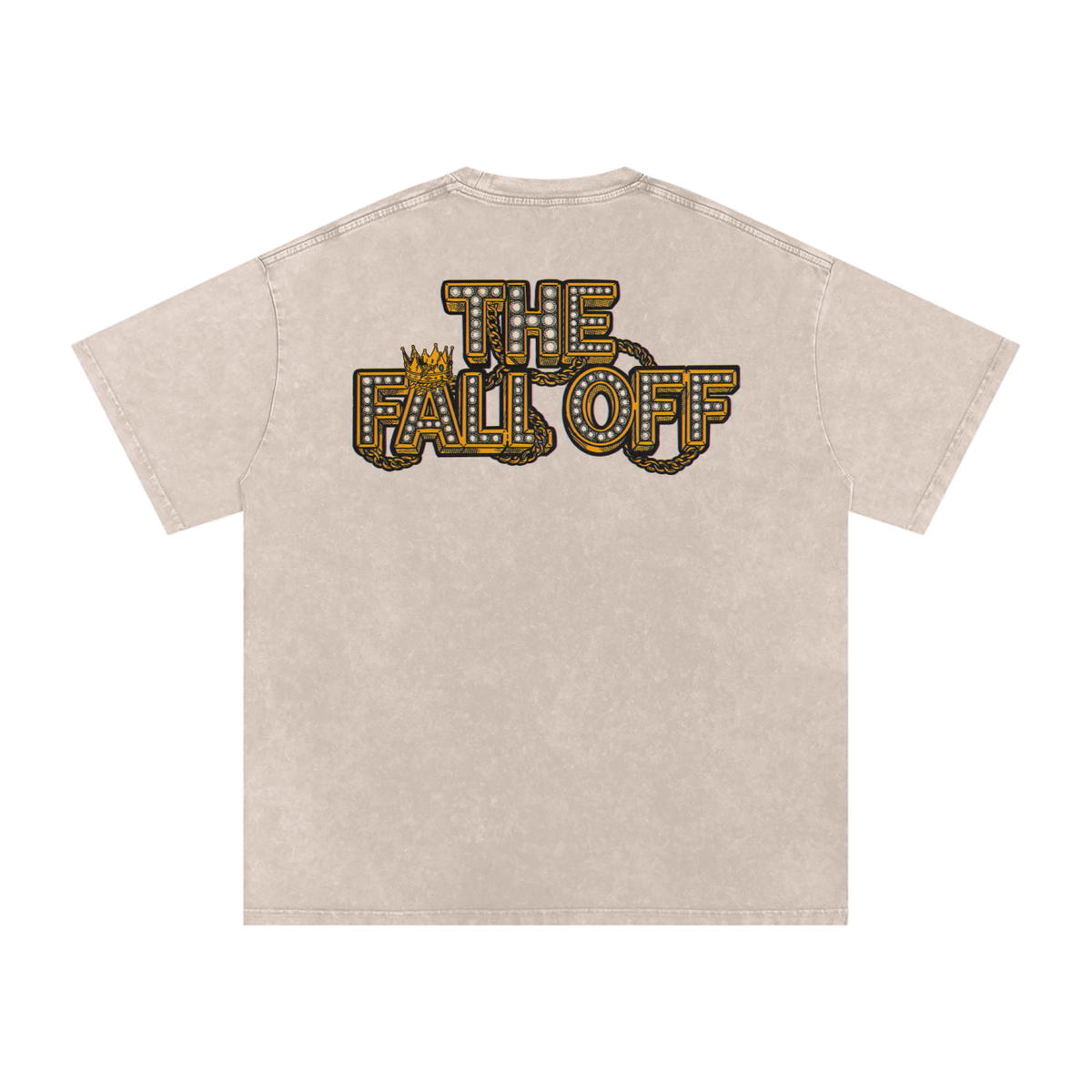 The Fall Off - Snow Washed Oversized Cotton T-Shirt