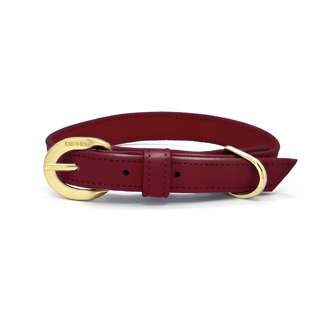 Bordeaux Red Cactus Collar