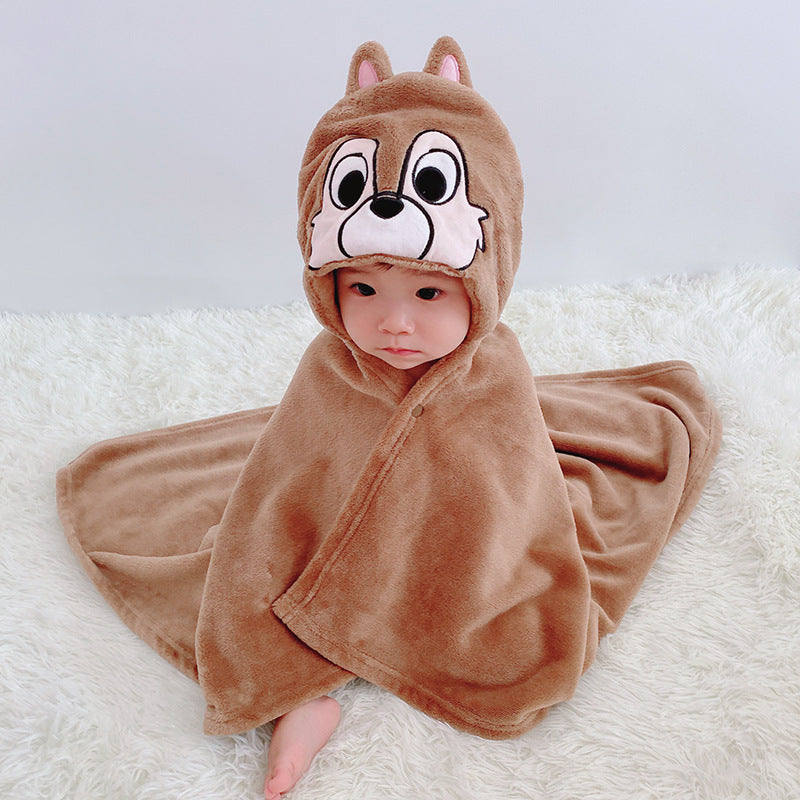 Infant Baby Cloak Cloak Quilt Multi-style Cartoon Flannel Quilt