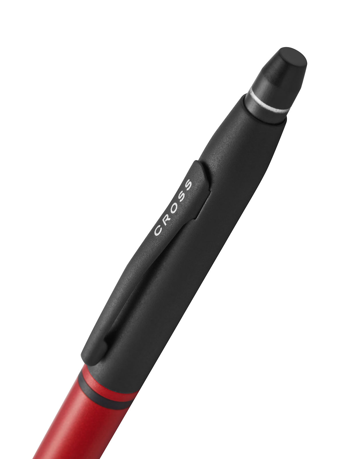 Click™ Tuxedo Satin Metallic Red Ballpoint Pen