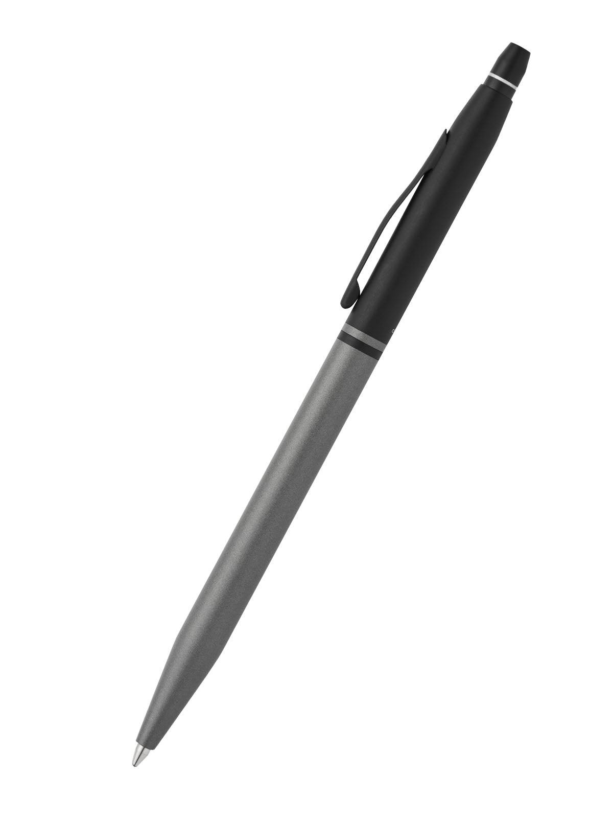 Click™ Tuxedo Satin Metallic Gray Ballpoint Pen