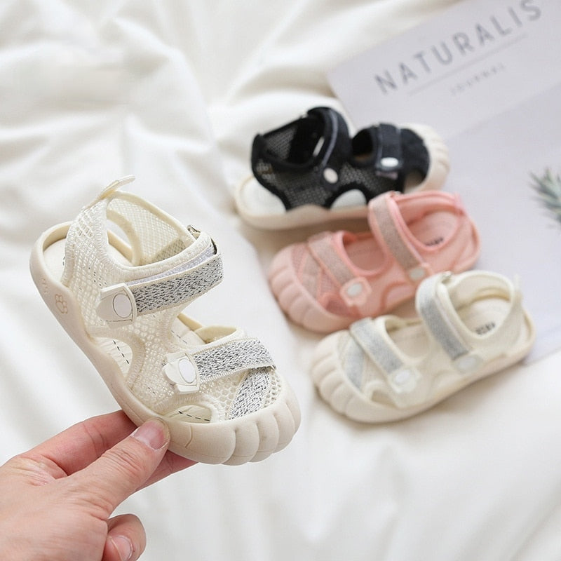 Brand Children's Cotton Sandals Comfortable Men's and Women's Slippers Delicate Baby Garden Shoes Beach Shoes Little Girl Shoes
