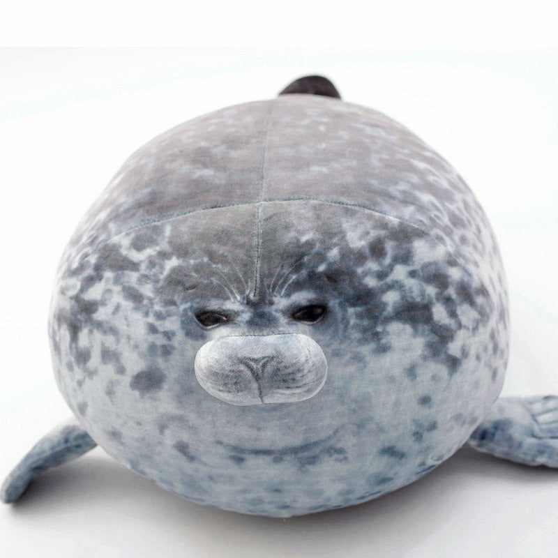 3D Novelty Seal Plush Toys Sea Lion Stuffed Throw Pillow Soft Seal Plush Party Hold Pillow Baby Sleeping Pillow Chair Cushion