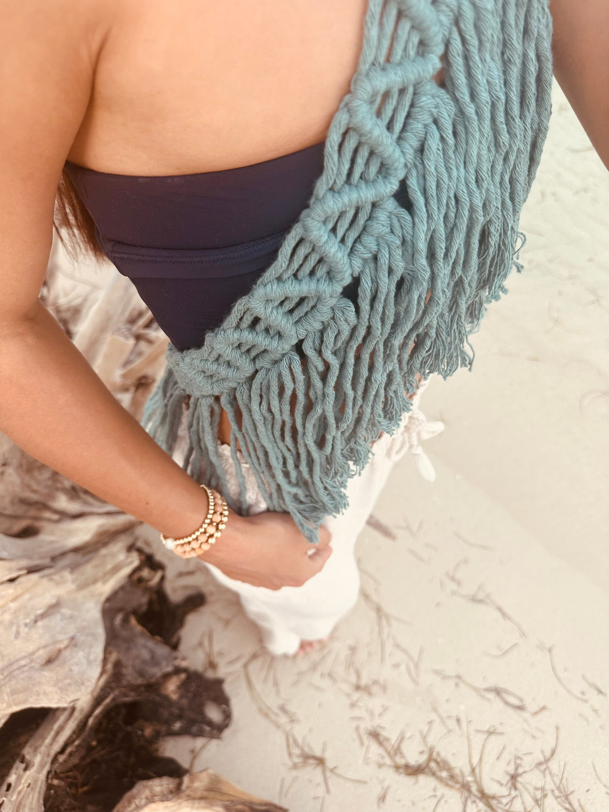 Natural Pearl + 14k Gold Filled Beaded || Anklet or Bracelet