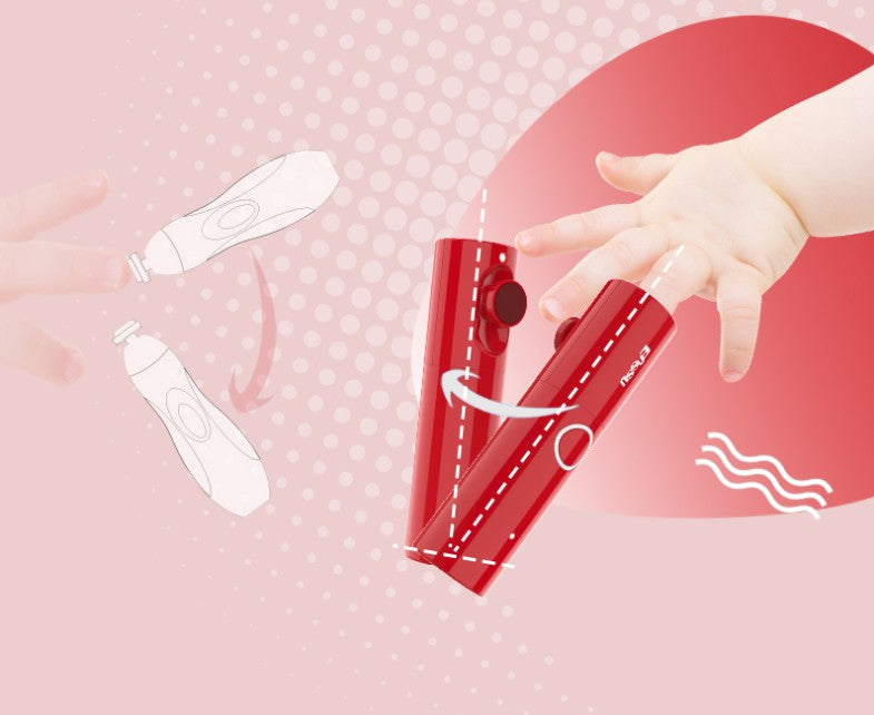 Enssu Electric Baby Trimmer Baby Scissors Nail Care Safe Nail Cutter For Kids Infant Newborn Nail Trimmer Manicure