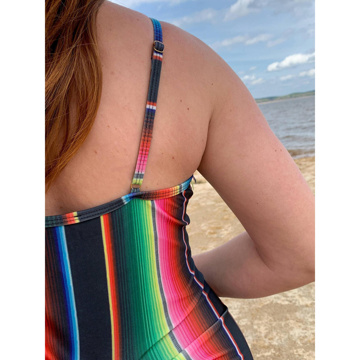 Havasu One Piece Fringe Swimsuit | V Neck Resort Attire in Pink, Jade, Leopard, Serape [Sizes SM-L]