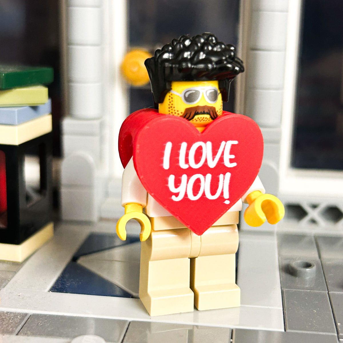 I Love You Heart Minifig Costume Part [3D Printed]