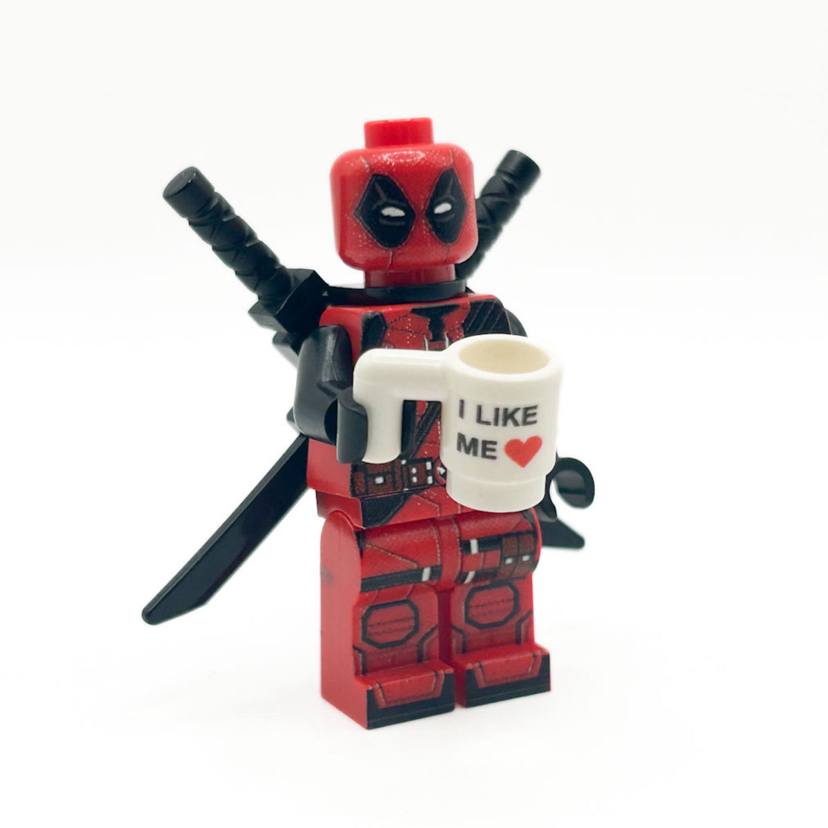 I Like ME Heart Mug (from Deadpool 3) for Minifigs - B3 Customs