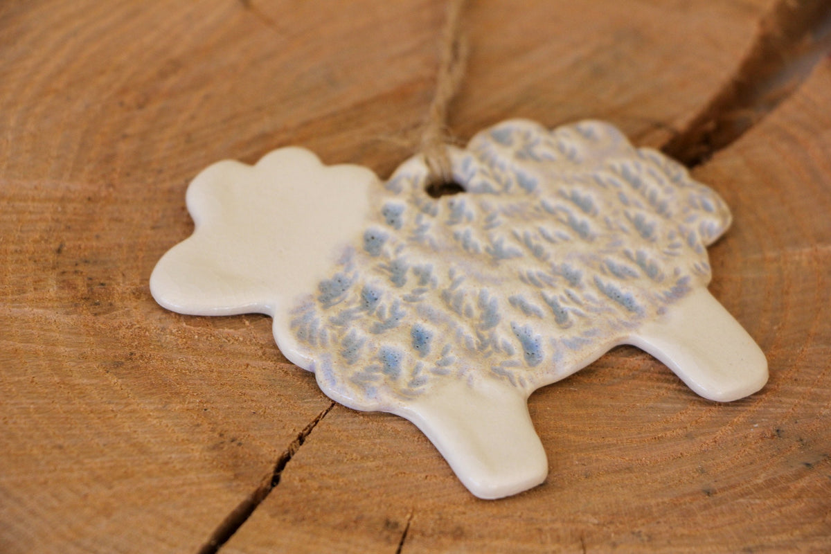 Ceramic Sheep Ornament