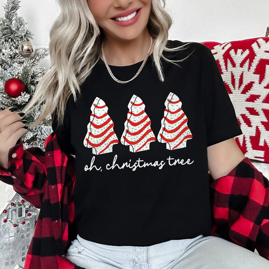 Oh Christmas Tree, Snack, Little Debbie Nostalgic Holiday Treat Icon Graphic Tee