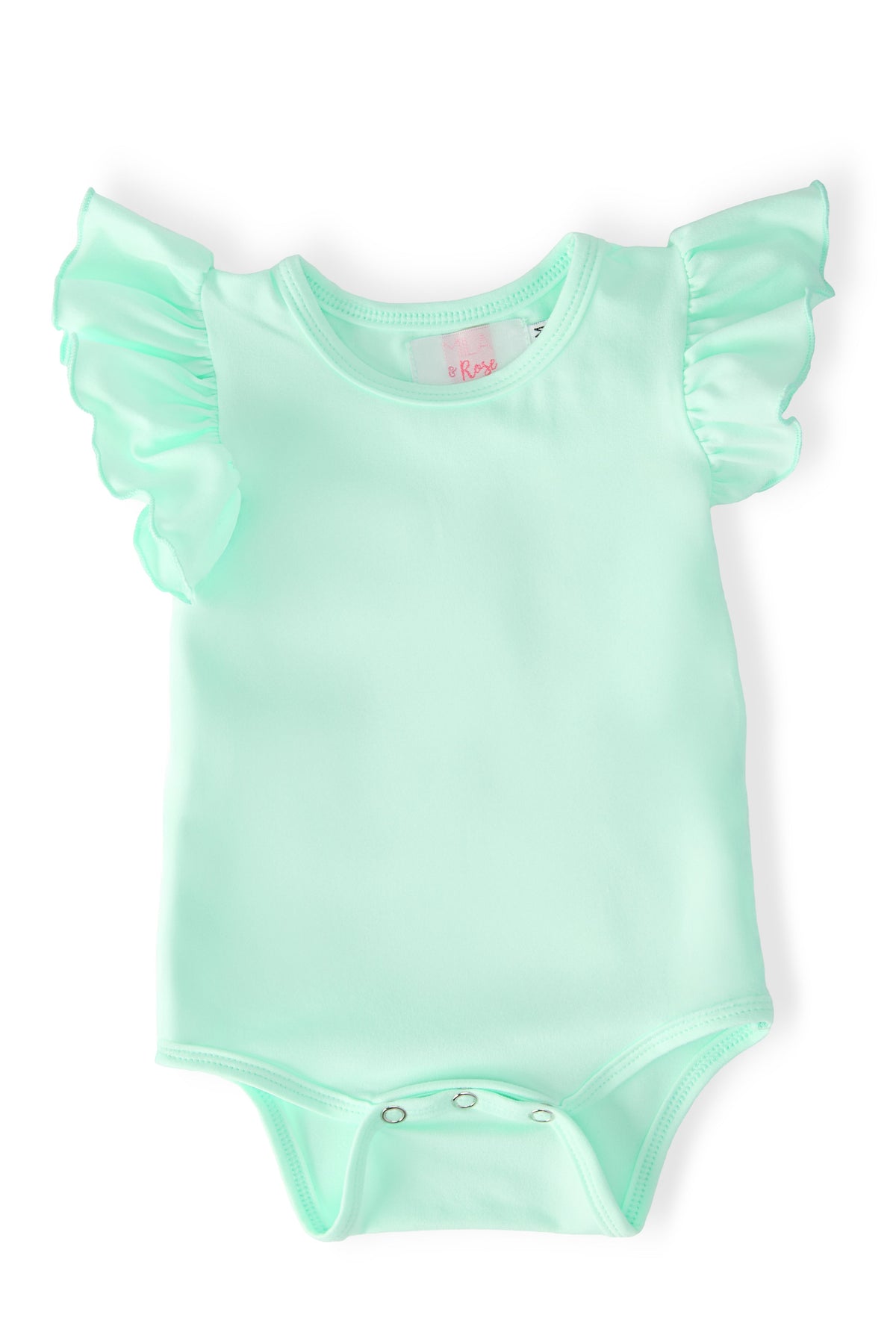 Pastel Green S/S Flutter Bodysuit