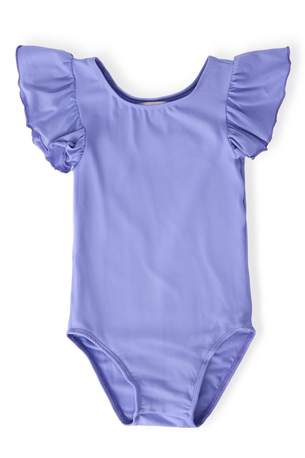Periwinkle S/S Flutter Sleeve Leotard